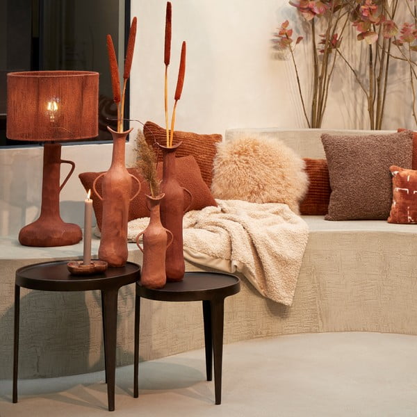 Kovinska okrogla stranska mizica ø 43 cm Tobias – Light & Living-image-2