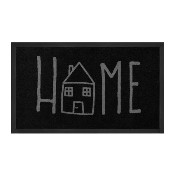 Črn predpražnik Hanse Home Easy Home, 45 x 75 cm