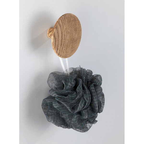 Stensk obešalnik z dekorjem iz hrastovega lesa Wenko Melle, ⌀ 8 cm-image-1