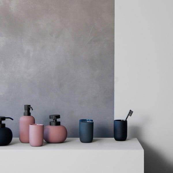 Antracitno siv keramičen lonček za zobne ščetke Lotus – Mette Ditmer Denmark-image-2