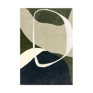 Zelena ročno tkana volnena preproga 120x170 cm Matrix – Asiatic Carpets