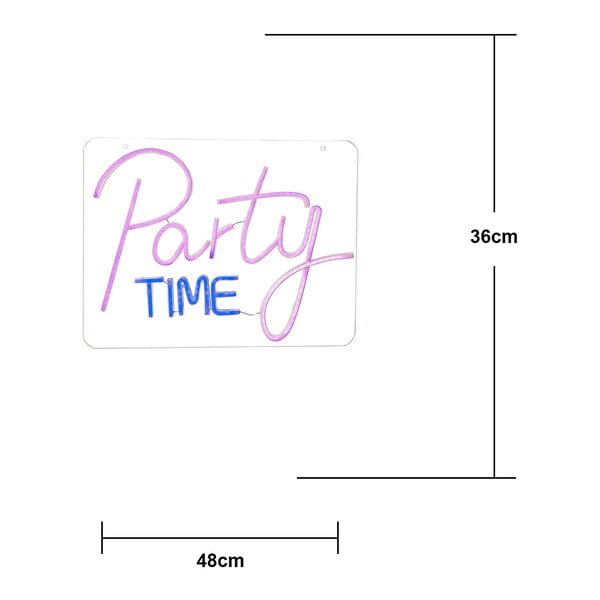 Rožnata LED neon svetilka 5 W Plexy – Star Trading-image-3