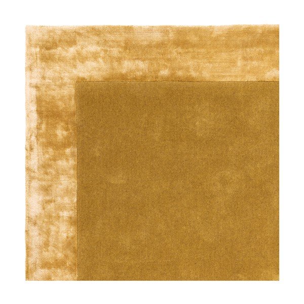 Oker rumena ročno tkana preproga iz mešanice volne 160x230 cm Ascot – Asiatic Carpets-image-2