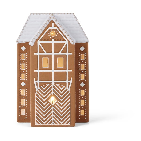 Keramičen svečnik za čajno svečko Gingerbread Lighthouse – Kähler Design-image-2