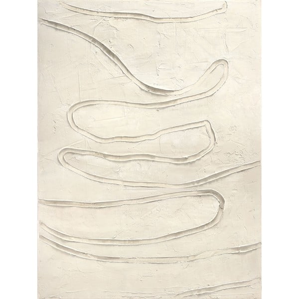 Ročno naslikana slika 88x118 cm Track The Line – Malerifabrikken