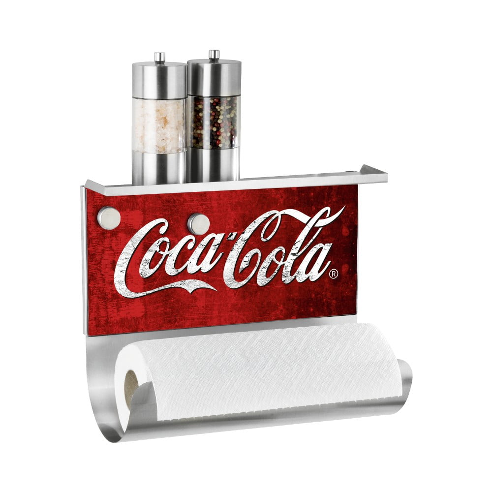 Magnetno držalo za brisače s polico Wenko Coca-Cola Classic