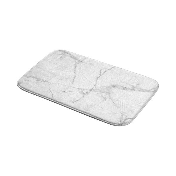 Bela/siva tekstilna kopalniška preproga 45x75 cm Marbre – douceur d'intérieur-image-2