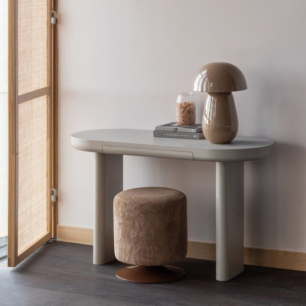 Bež stranska mizica 50x120 cm Mael – WOOOD-image-4