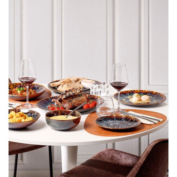 Rjav jušni porcelanast krožnik ø 26 cm Resto – BonBistro-image-3