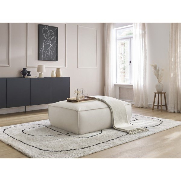 Bež tabure iz umetnega usnja Boheme – Bobochic Paris-image-1