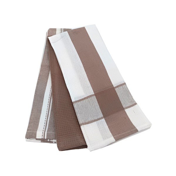 Bombažne kuhinjske krpe v kompletu 3 ks 45x70 cm Vafle – JAHU collections