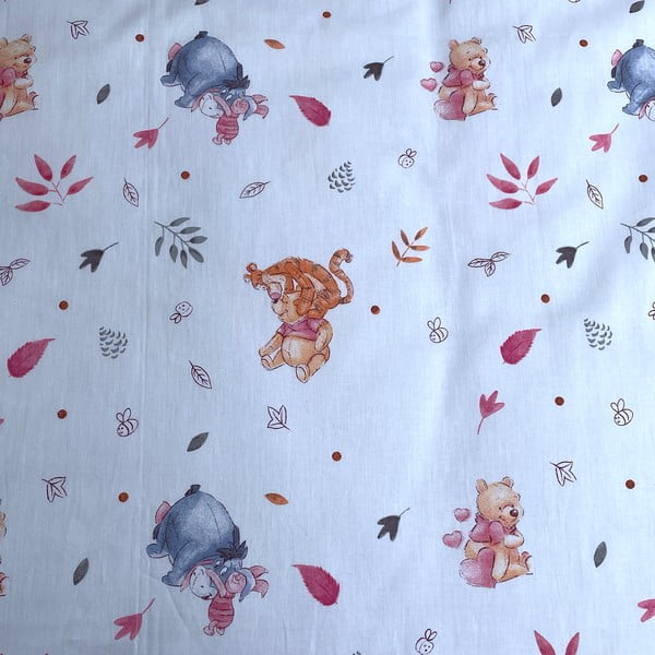 Bombažna otroška posteljnina za otroško posteljico 100x135 cm Winnie the Pooh – Jerry Fabrics-image-3