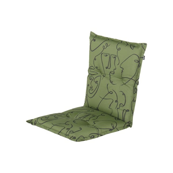 Zelena vrtna sedežna blazina 50x100 cm Faces – Hartman
