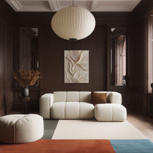 Tiskana slika z okvirjem 60x80 cm Gentle Curves – Styler-image-4