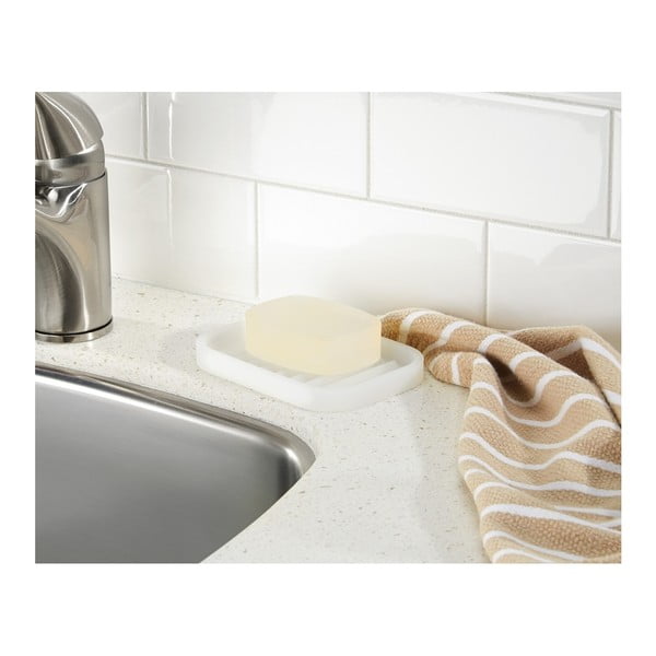 Bel podstavek za milo iDesign Lineo, 12,5 x 9 cm-image-1