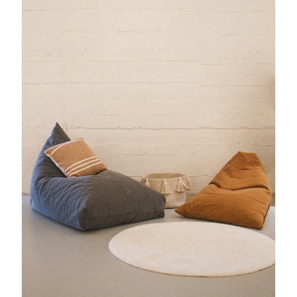 Otroška vreča za sedenje v barvi terakote Cleo Toffee – Lorena Canals-image-1