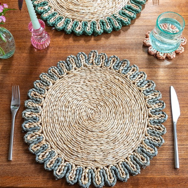 Pogrinjek iz koruznega ličja ø 38 cm Corn Husk – Rex London-image-4