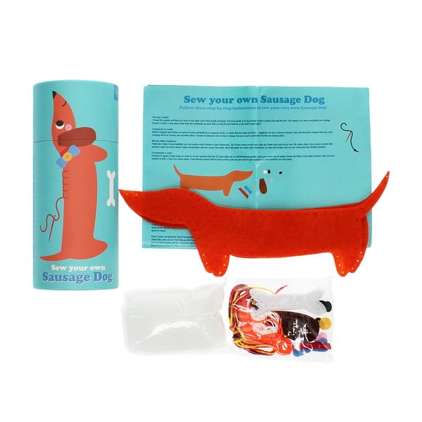 Komplet za ustvarjanje Sew Your Own Sausage Dog – Rex London