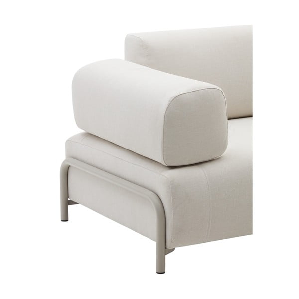 Bež naslonjalo za modularni kavč iz šenilje Compo – Kave Home