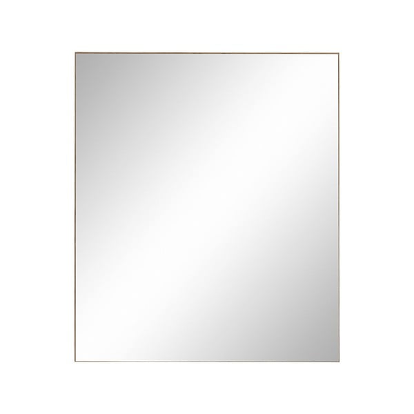 Stenska kopalniška omarica v hrastovem dekorju z ogledalom 60x70 cm Wisla – Støraa-image-1