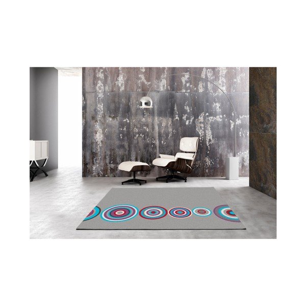 Siva preproga Universal Boras Circles, 160 x 230 cm-image-1