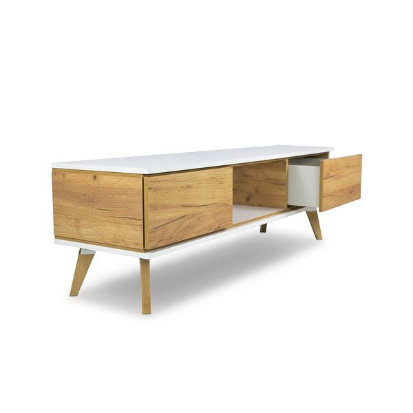 TV-komoda v hrastovem dekorju SKANDICA Jorgen-image-4