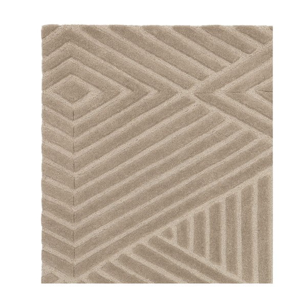 Svetlo rjava volnena preproga 120x170 cm Hague – Asiatic Carpets-image-4