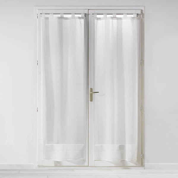 Bele prosojne zavese iz tančice v kompletu 2 ks 70x200 cm Salina – douceur d'intérieur