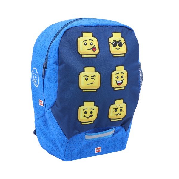 Modri otroški nahrbtnik LEGO® Faces