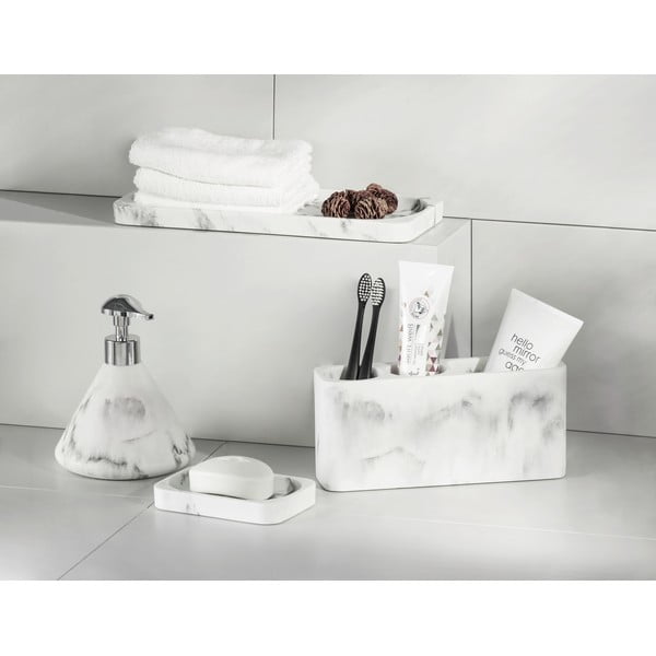 Belo-siv organizator za zobne ščetke Wenko Desio-image-2