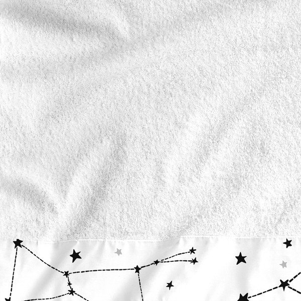 Komplet 2 bombažnih brisač Blanc Constellation-image-1