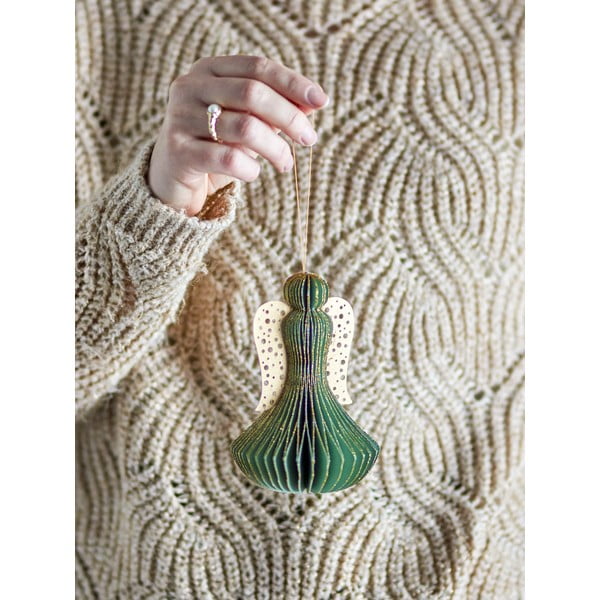 Papirnat okrasek za jelko ø 9 cm Ingi – Bloomingville-image-1