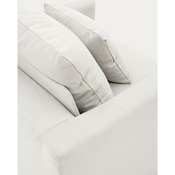 Bela prevleka 92 cm Nora – Kave Home-image-1