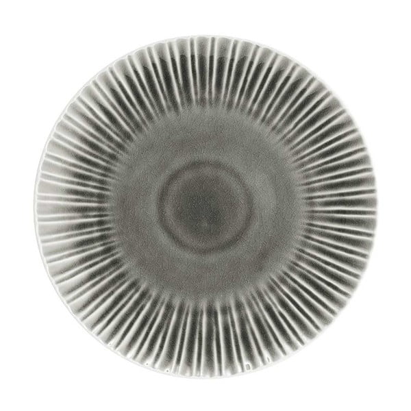 Ladelle Mia siv lončeni krožnik, ⌀ 27,5 cm