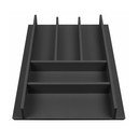 Črn organizator za pribor 33 x 47 cm Wood Line – Elletipi