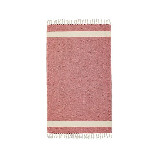 Hamam kopalna brisača Diamonds Red, 100x180 cm-image-1