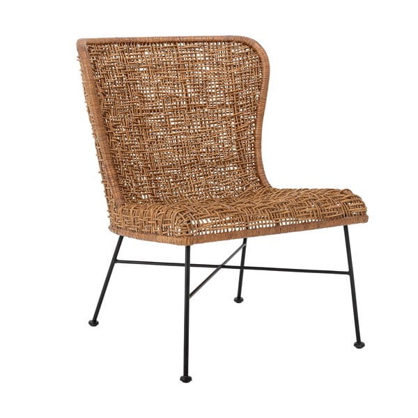 Pleten fotelj v naravni barvi Somme – Bloomingville