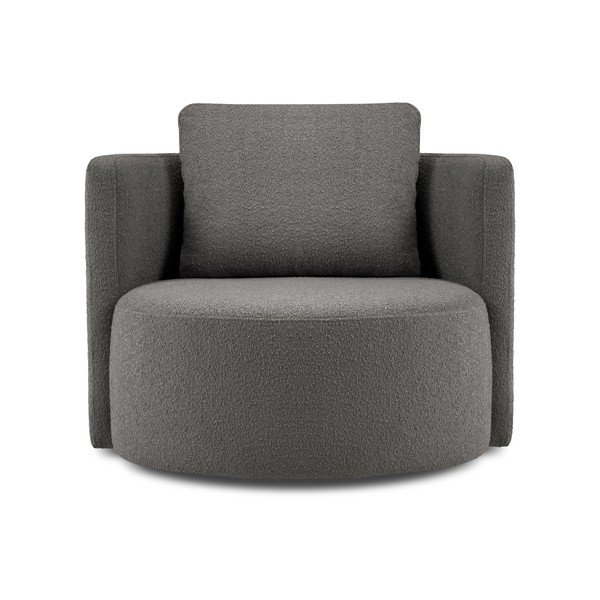 Temno siv vrtljivi fotelj Interieurs 86 Nael-image-2