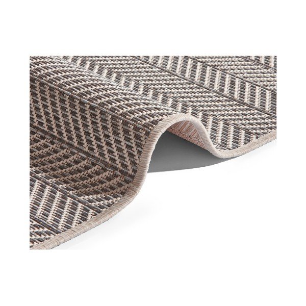 Sivo-bežzunanja preproga NORTHRUGS Caribbean, 140 x 200 cm-image-3