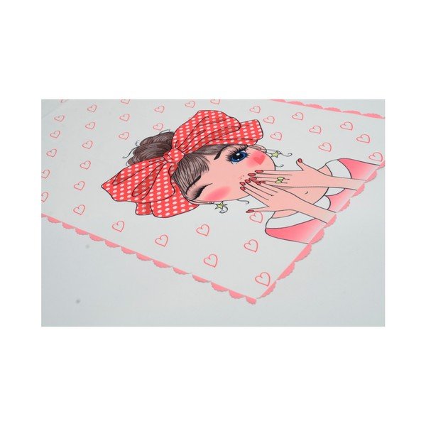 Minimalistične prevleke za blazine Simpatična deklica namizni tekač iz mikrovlaken, 45 x 145 cm-image-1