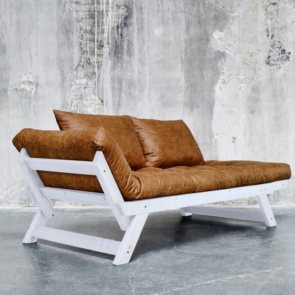Karup Vintage Bebop kavč Cool Grey/Cognac-image-4