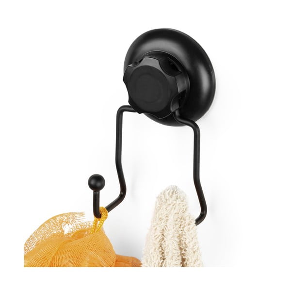 Dvojni stenski obešalnik Compactor Bestlock Black-image-1