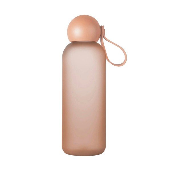 Svetlo rožnata steklenica za vodo za na pot iz reciklirane plastike 650 ml Tom – Sagaform
