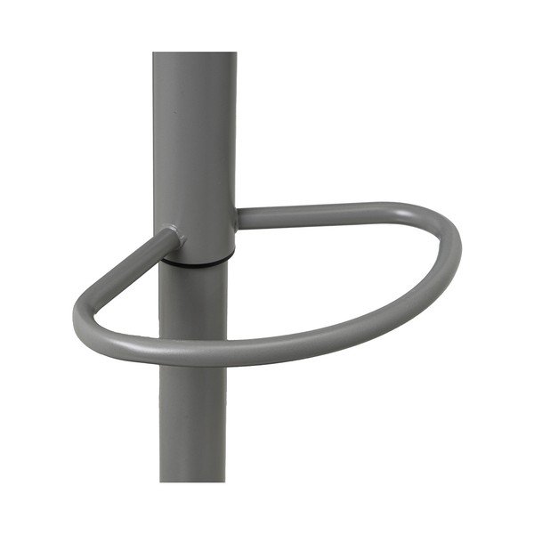 Sivi barski stoli v kompletu z nastavljivo višino 2 ks iz umetnega usnja (višina sedeža 56,5 cm) – Casa Selección-image-2