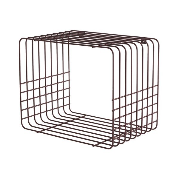 Bordo rdeča večnivojska kovinska polica 38 cm Wire – Mette Ditmer Denmark