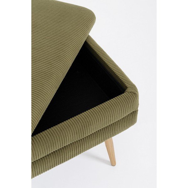 Zelena oblazinjena klop Olga – Bizzotto-image-1