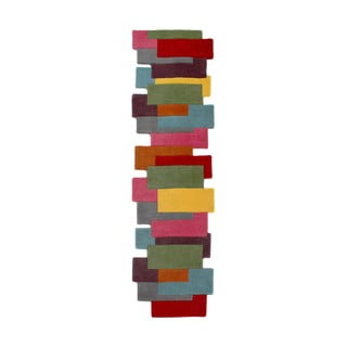 Barvita volnena preproga Flair Rugs Collage, 60 x 230 cm