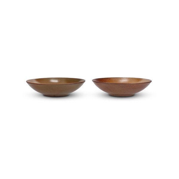Rjava porcelanasta skleda ø 21 cm Ovio – BonBistro-image-2