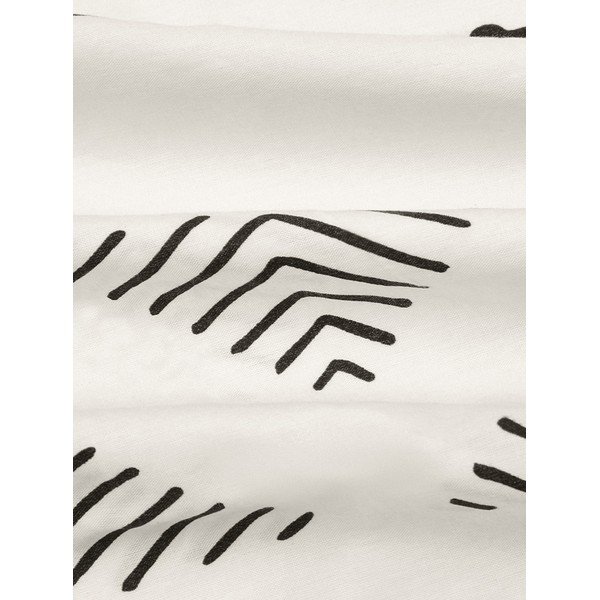 Bež bombažna posteljnina iz perkala Westwing Collection, 200 x 200 cm-image-1