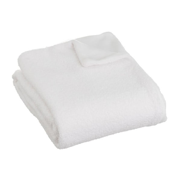 Bela odeja iz sherpa flisa 130x160 cm Sherpa Bouclé – Casa Selección